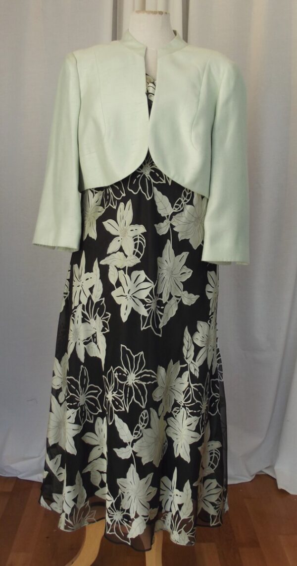 Fabulous Jacques Vert pure silk occasion dress & jacket Uk12 JS004 main image 1